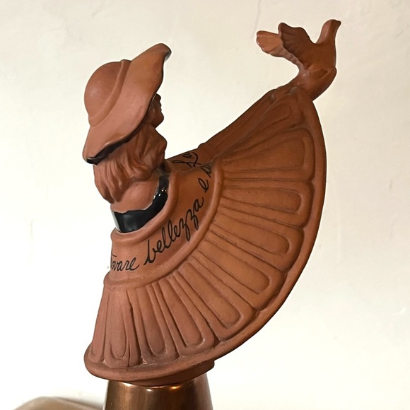 RARE TerraCopper 16" Figurine by Artist Kim Lawrence "A HEART AT PEACE" #114769 - Picture 9 of 16